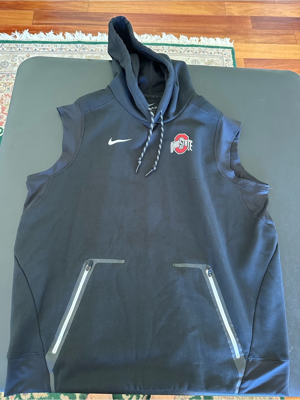 Nike Ohio State Buckeyes Sideline Therma Vest Sleeveless Pullover Mens Large
